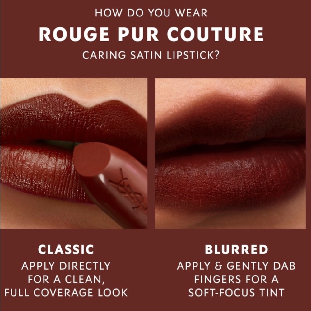 🆕 NIB Yves Saint Laurent Rouge Pur Couture Lipstick 1966 (tester cap)